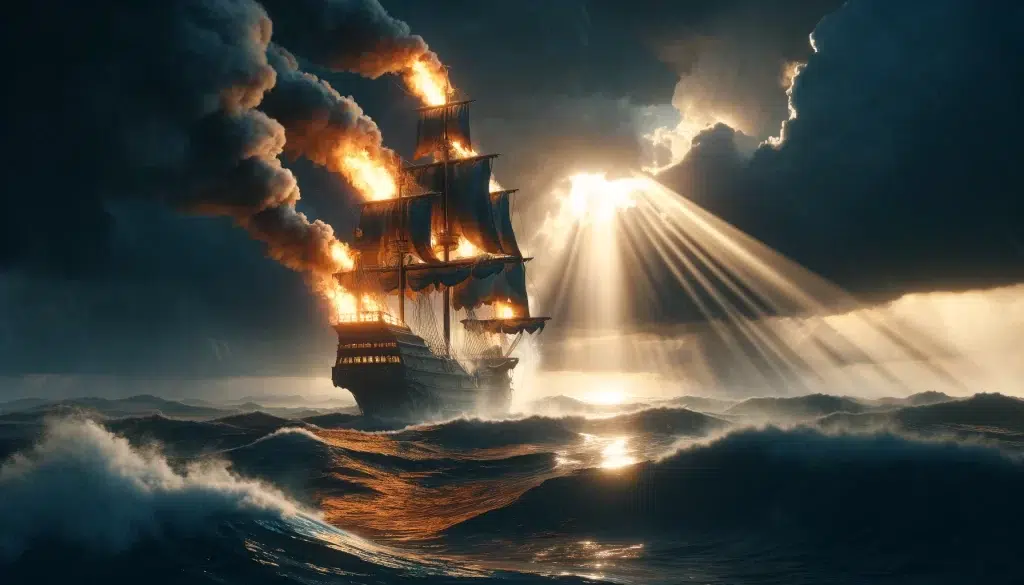 Diseño Web asistido con IA en Wordpress 1 barco pirata dalle